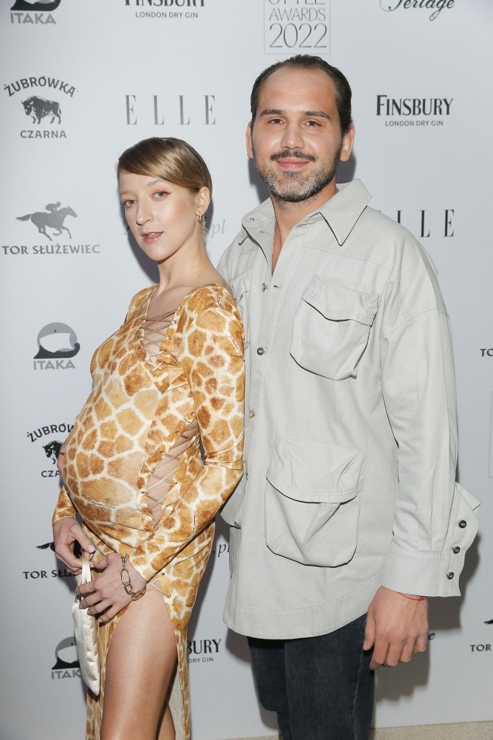 Lara Gessler z mężem Piotrem na Elle Style Awards 2022