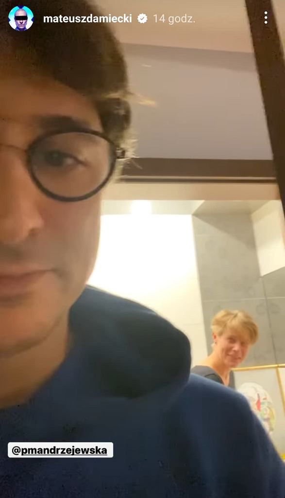 Mateusz Damięcki i Paulina Andrzejewska często publikują relacje z życia codziennego