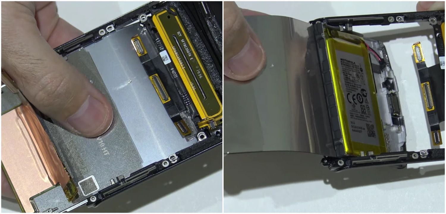 Motorola razr rozebrana. Chcesz ją naprawić? Powodzenia 7