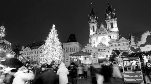 Praga i zimowy wieczór - najlepszy film z Canona 1D Mark IV 1