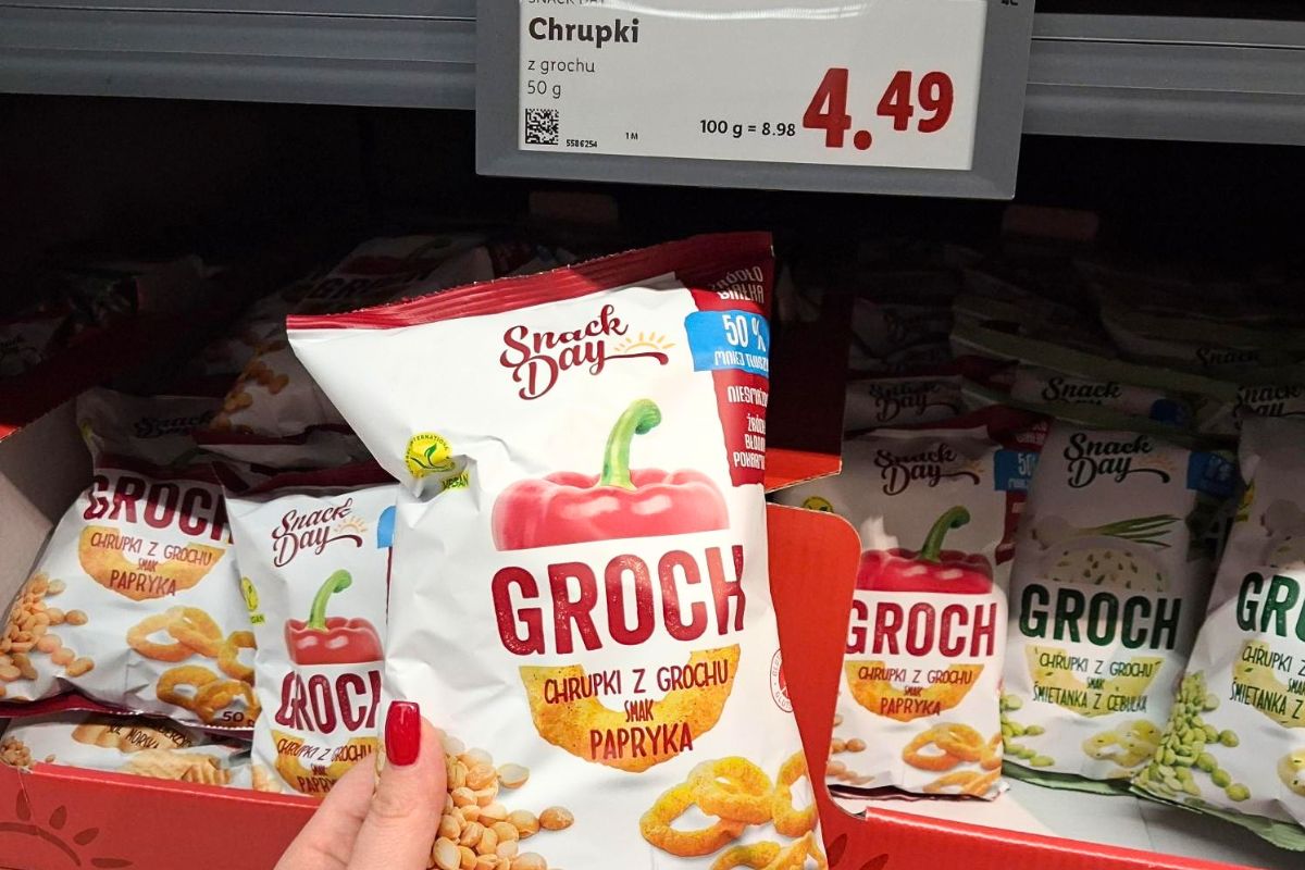 Cena chrupek grochowych z Lidla
