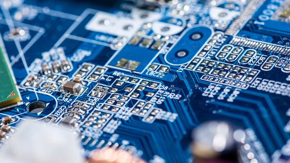 Fragment płyty głównej z depositphotos