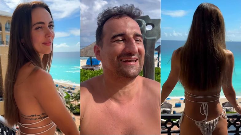 Marcela Leszczak pozuje w bikini. Michał Koterski komentuje