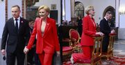 Agata Duda w szkarłatnym garniturze świętuje 3 maja podczas mszy za Ojczyznę. Udany "look"? (ZDJĘCIA)