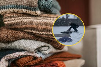 Zaskakujący trend podbija sieć. "Piorą" swetry w śniegu