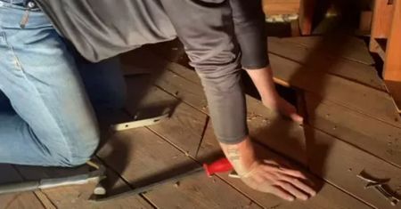 Rodzina była zdumiona. Pod podłogą znajdował się skarb