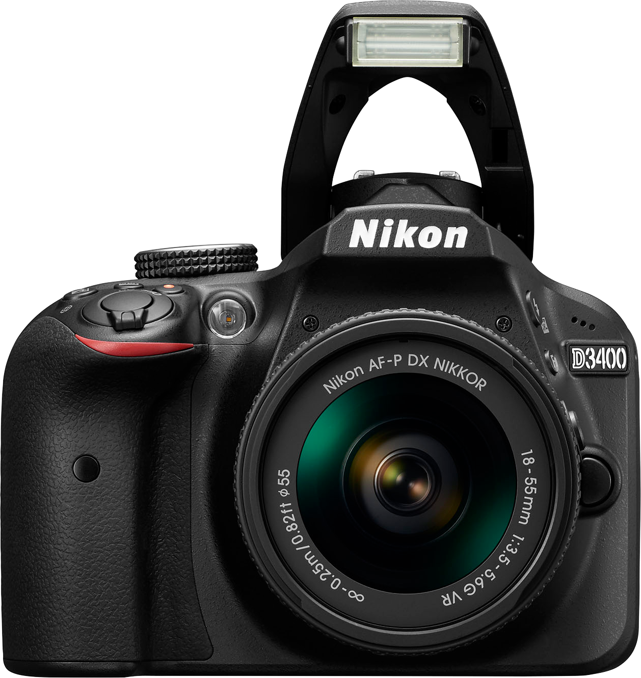 Nikon D3400 dostępny jest w kolorze czarnym bądź czerwonym