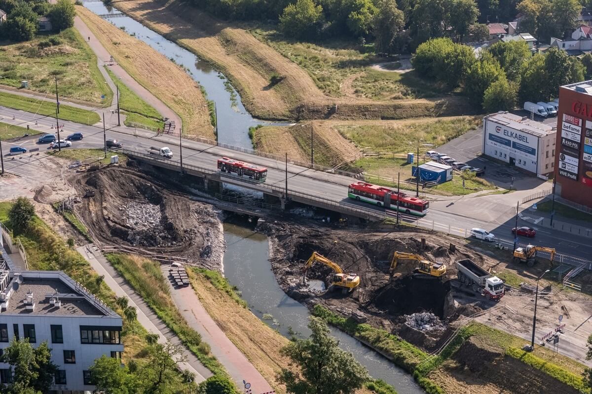 Rozbiórka pierwszego mostu na al. Unii Lubelskiej