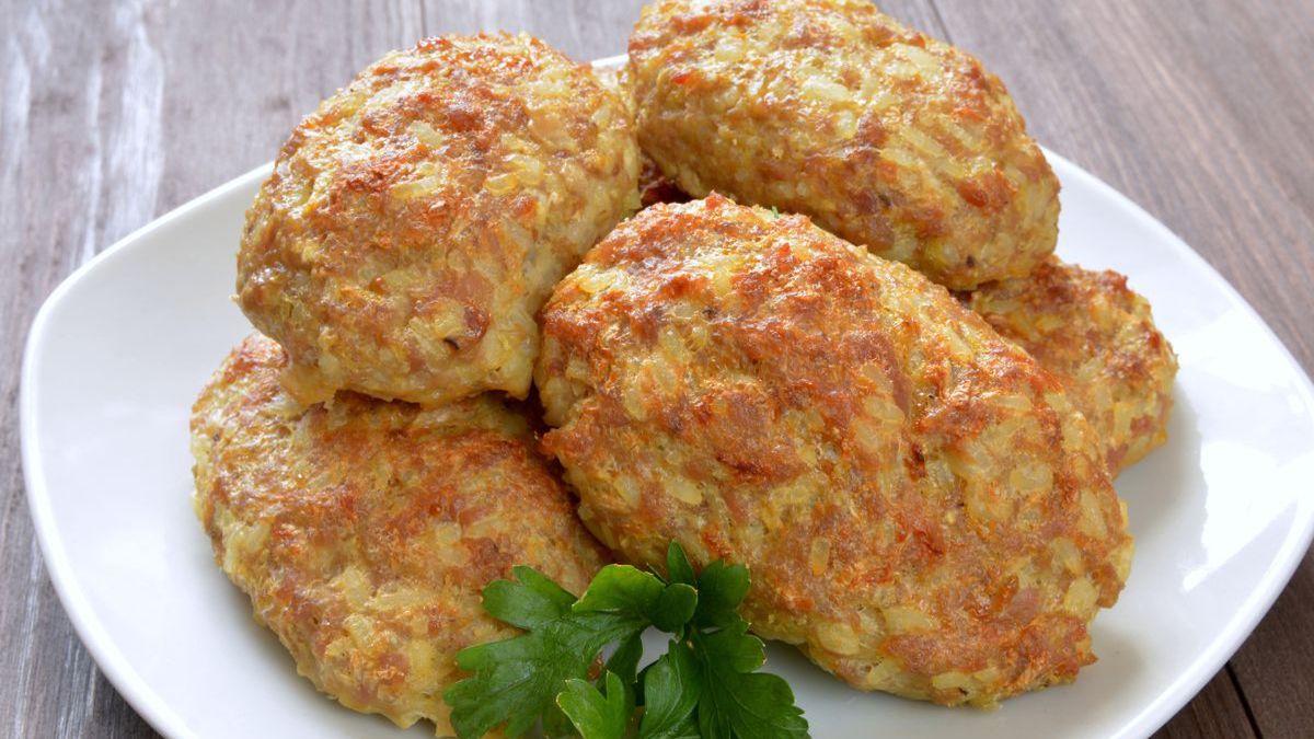 Kotlety z grzybami - Pyszności