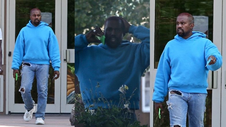 Kanye West przyłapany przez paparazzi nieopodal swojego rancza w Wyoming