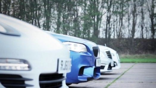 BMW M5 vs Jaguar XFR vs Mercedes E63 AMG vs Porsche Panamera S