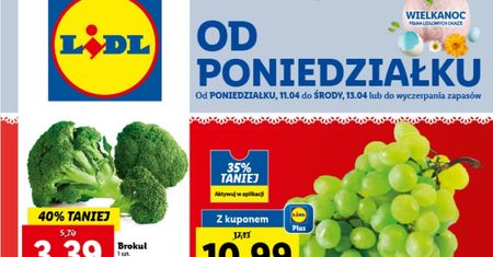 Lidl gazetka od 11.04. Promocje w Lidlu od poniedziałku 11 kwietnia