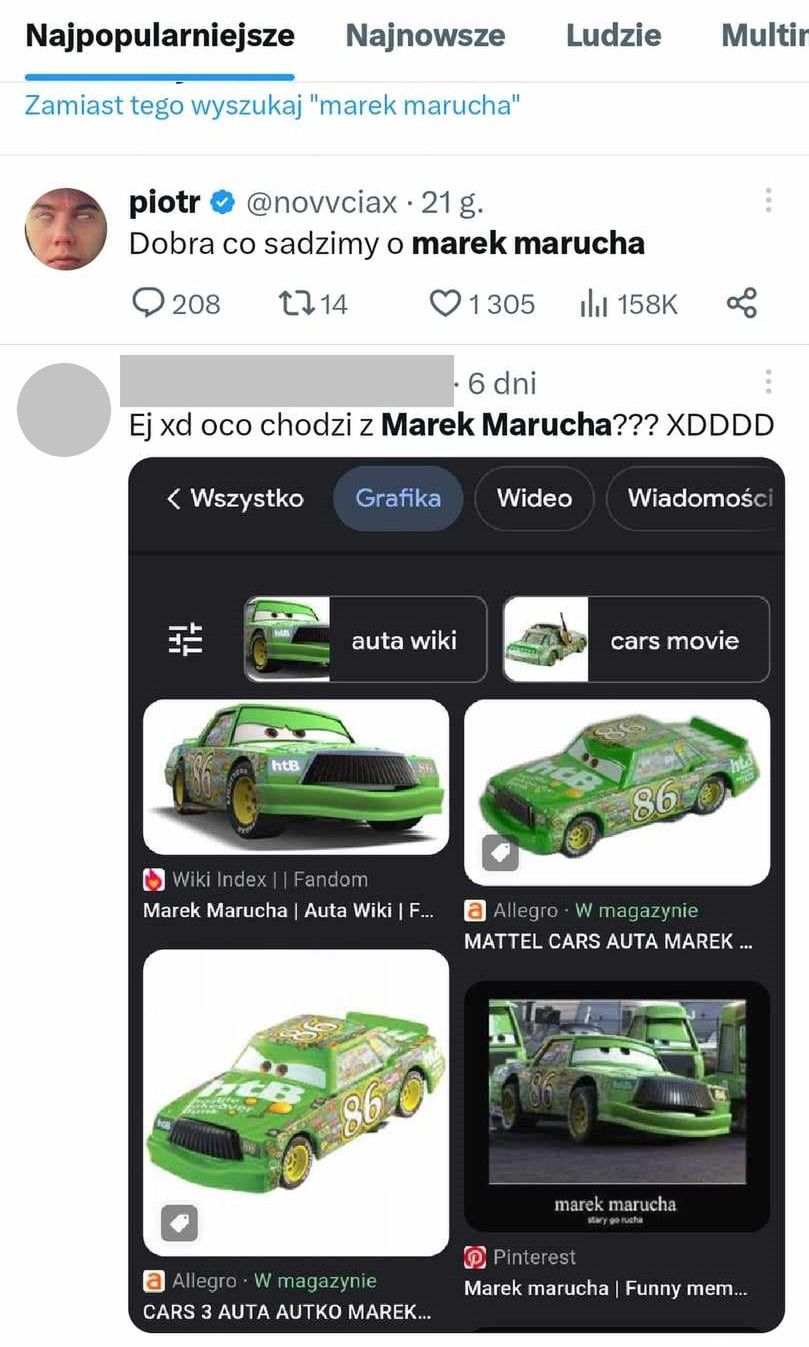 Marek Marucha. O co chodzi? Dlaczego?