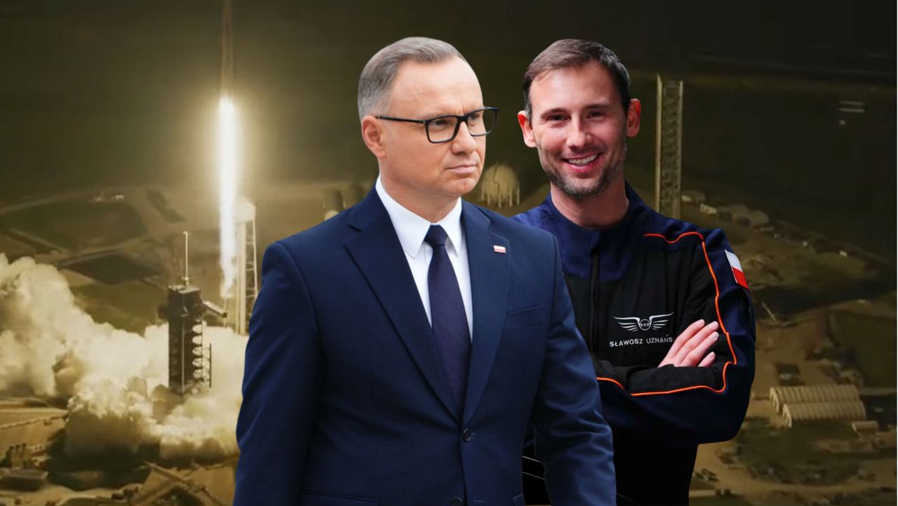 "Lećcie z Panem Bogiem!". Duda reaguje na start polskiego astronauty