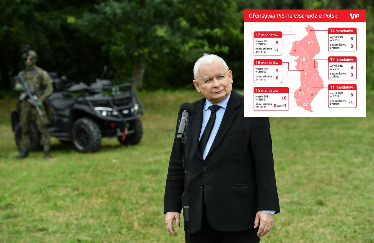 Jarosław Kaczyński na granicy 
