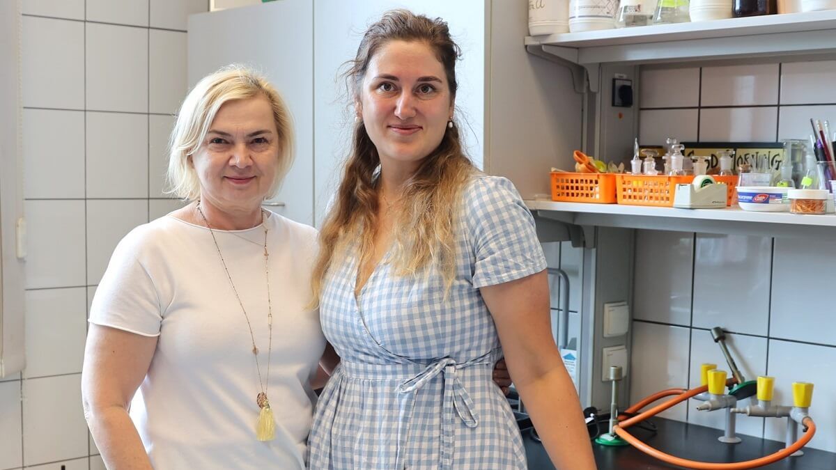 Dr Sara Janowska i prof. Monika Wujec z UMLUB