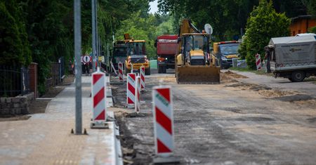 Słupsk: Modernizacja ulicy Leszczyńskiego. Tak wygląda plac budowy