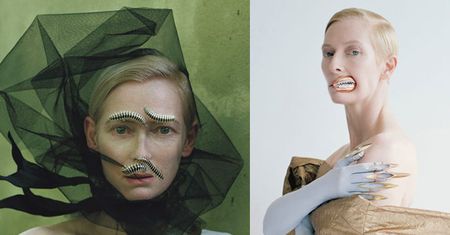Tilda Swinton z ROBAKAMI NA TWARZY! (NOWA SESJA!)