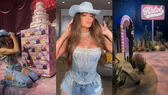 Khloe Kardashian świętowała 40. urodziny w klimacie country: pustynne dekoracje, okazały tort, PRYWATNY KONCERT Snoop Dogga (ZDJĘCIA)