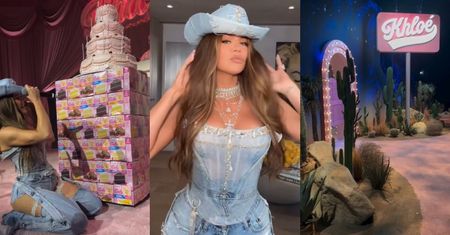 Khloe Kardashian świętowała 40. urodziny w klimacie country: pustynne dekoracje, okazały tort, PRYWATNY KONCERT Snoop Dogga (ZDJĘCIA)