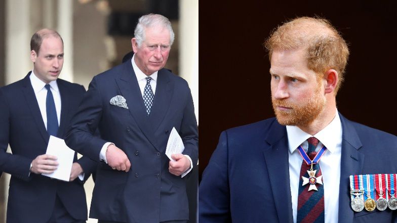 książę Harry, książę William, król Karol III