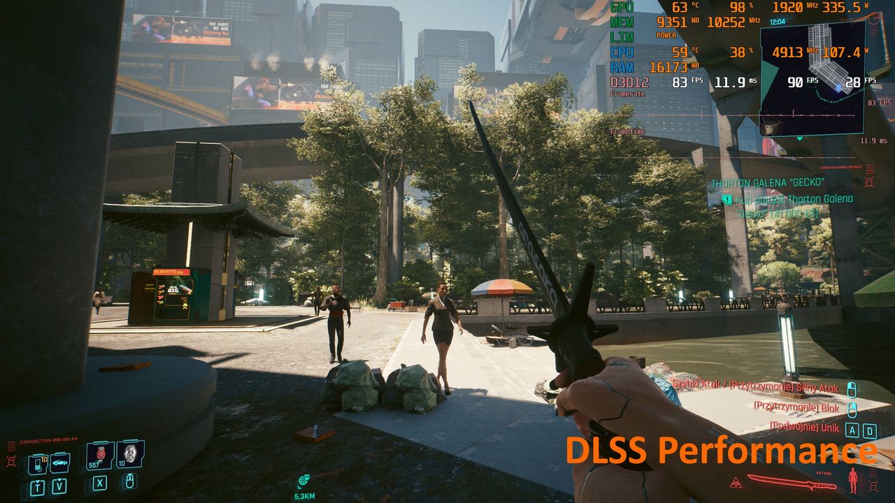 Cyberpunk 2077 1.5 1440p DLSS Performance