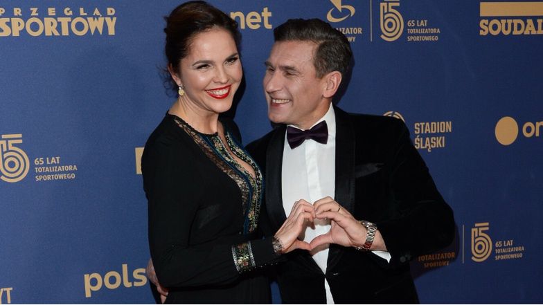 Robert Korzeniowski z żoną Justyna na Gali Mistrzów Sportu 2021