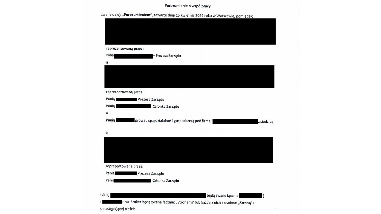 Porozumienie z 15 kwietnia 2024 roku
