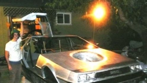 Student sam buduje DeLoreana – poduszkowiec (wideo) 1