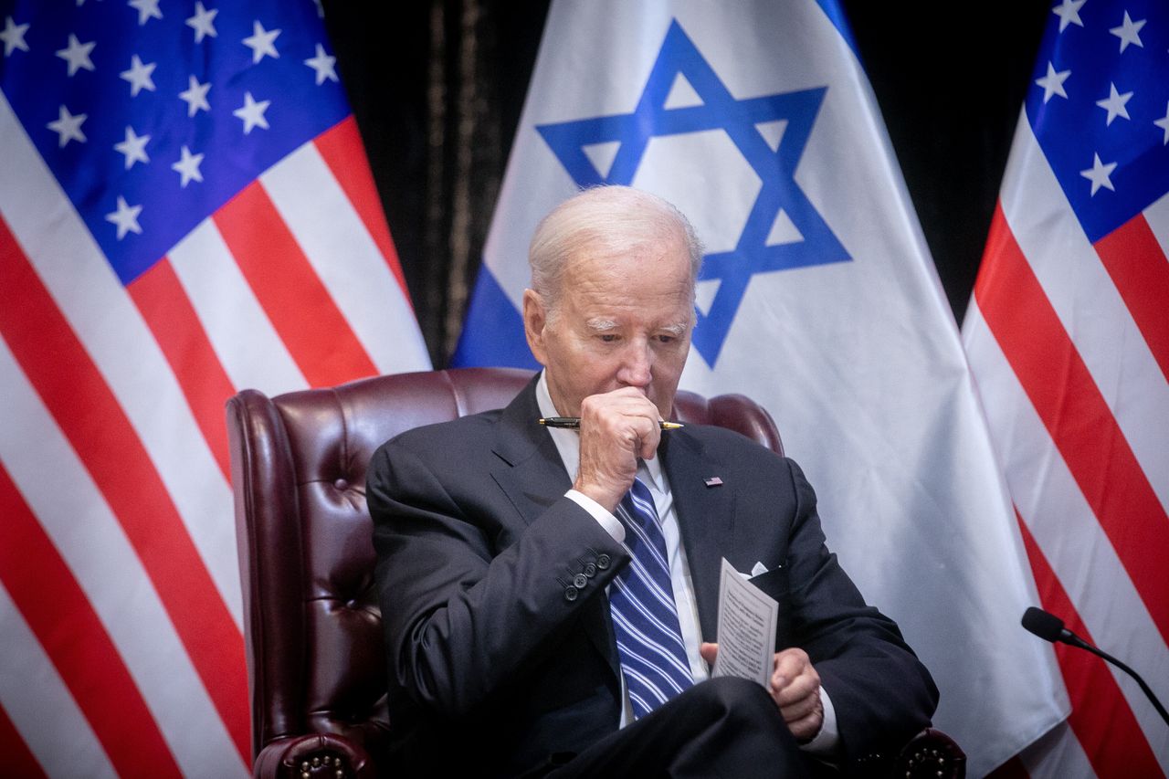 US President Joe Biden met on Wednesday with Israeli Prime Minister Binjamin Netanyahu. EPA/MIRIAM ALSTER / POOL Provider: PAP/EPA.