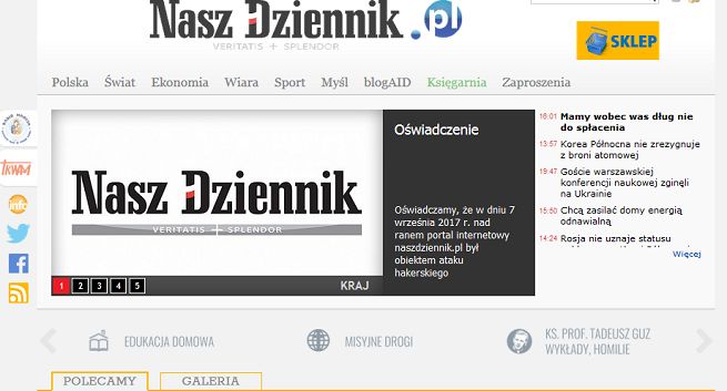 „Nasz Dziennik”: informacja o apelu Pawła Kukiza o wycofanie wojsk NATO to skutek ataku hakerów