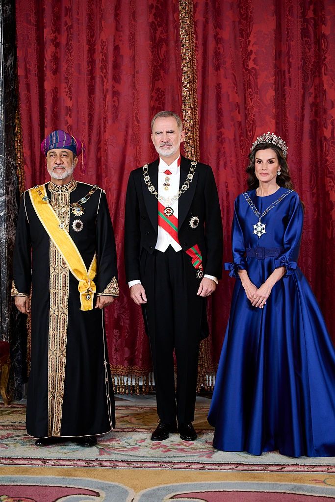 Haitham Bin Tariq, król Filip VI, Królowa Letizia
