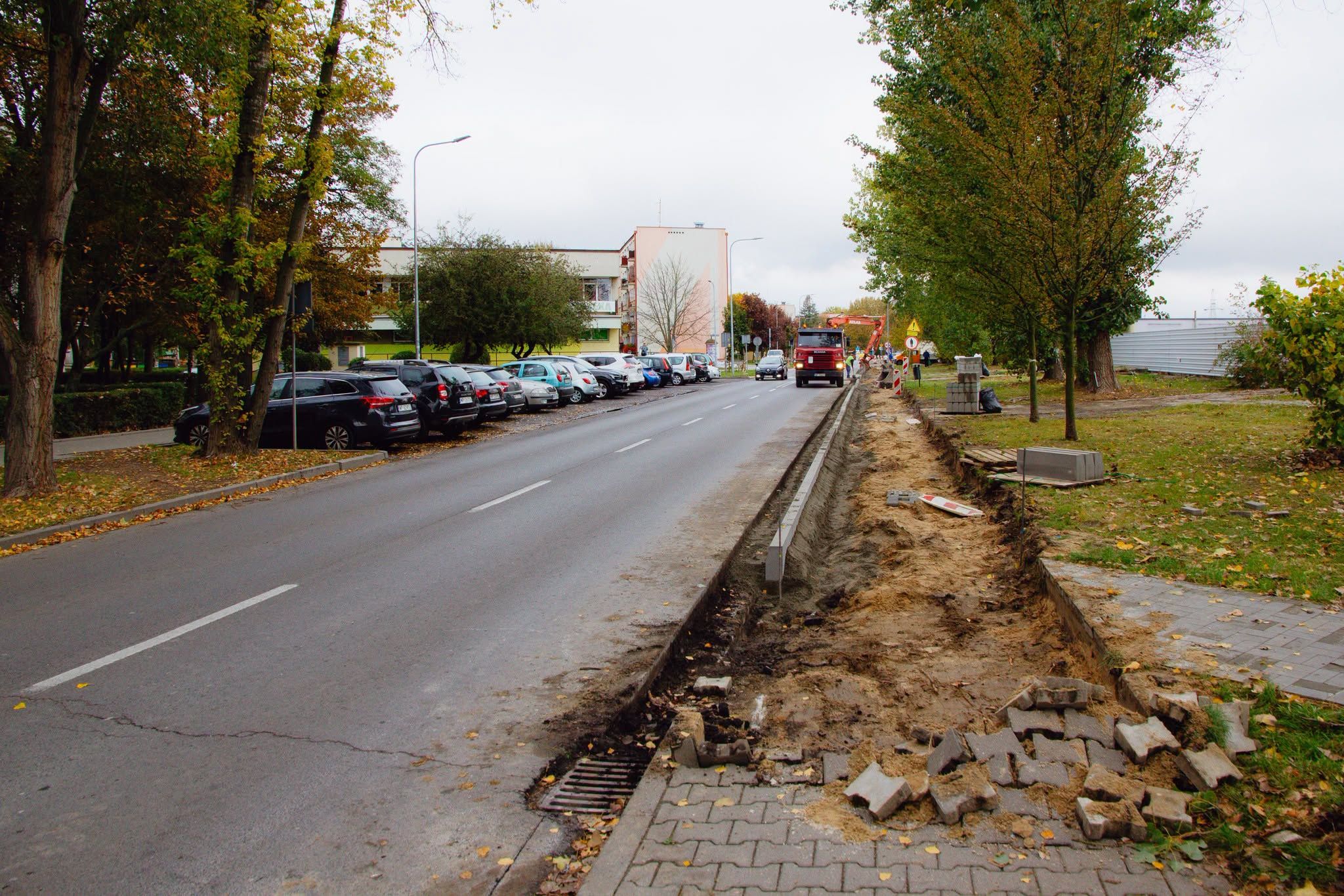Prace przy ul. Rembielińskiego 