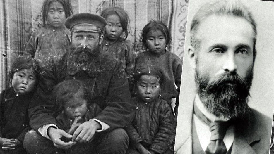 Bronisław Piłsudski i dzieci Ajnów