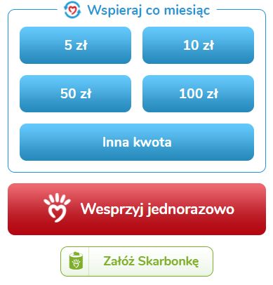 Zbiórka prowadzona jest m.in. na portalu siepomaga