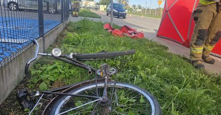 Tragedia w Ciechanowie. Rowerzysta nie miał żadnych szans