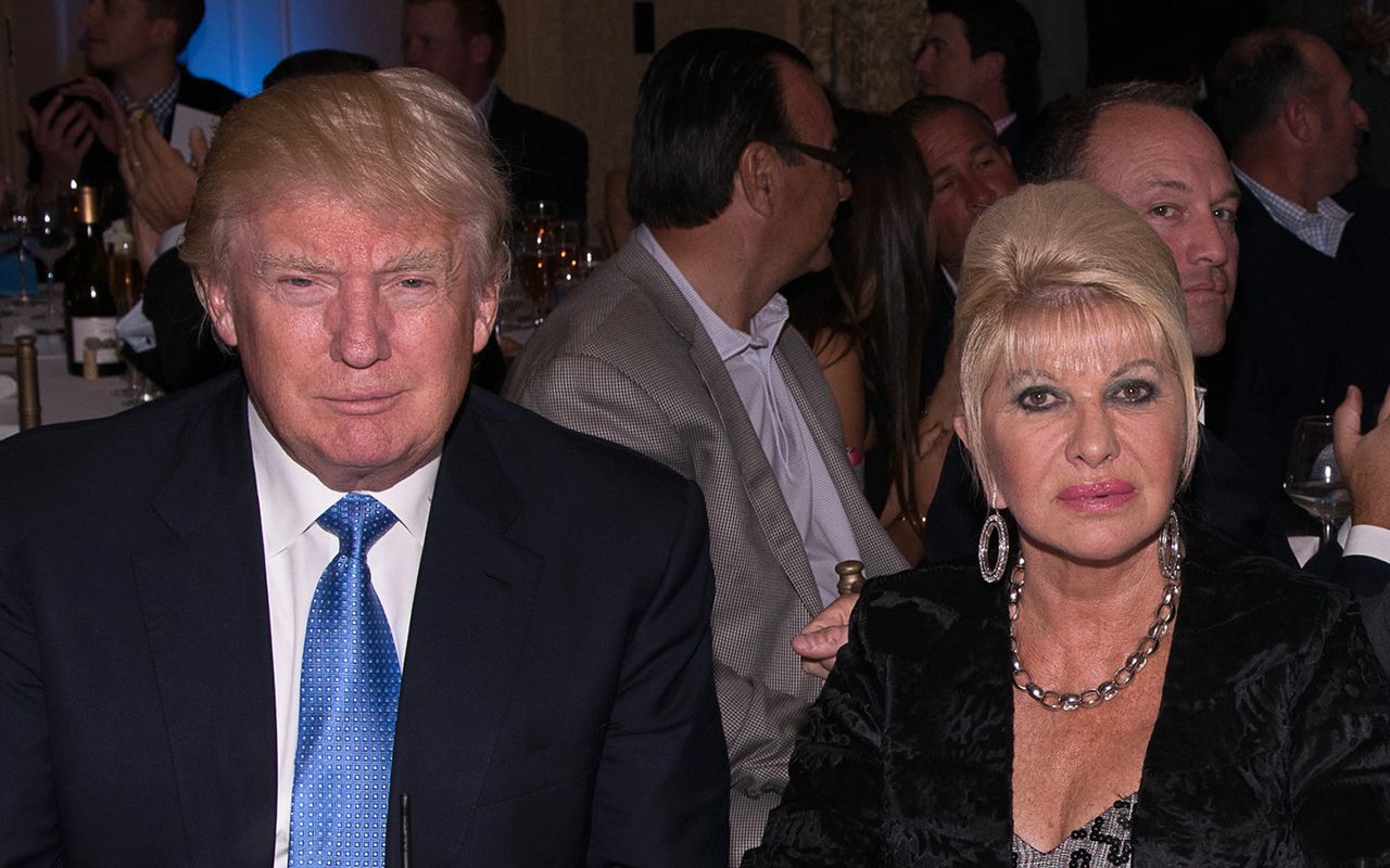 Donald i Ivana Trumpowie w 2014 roku