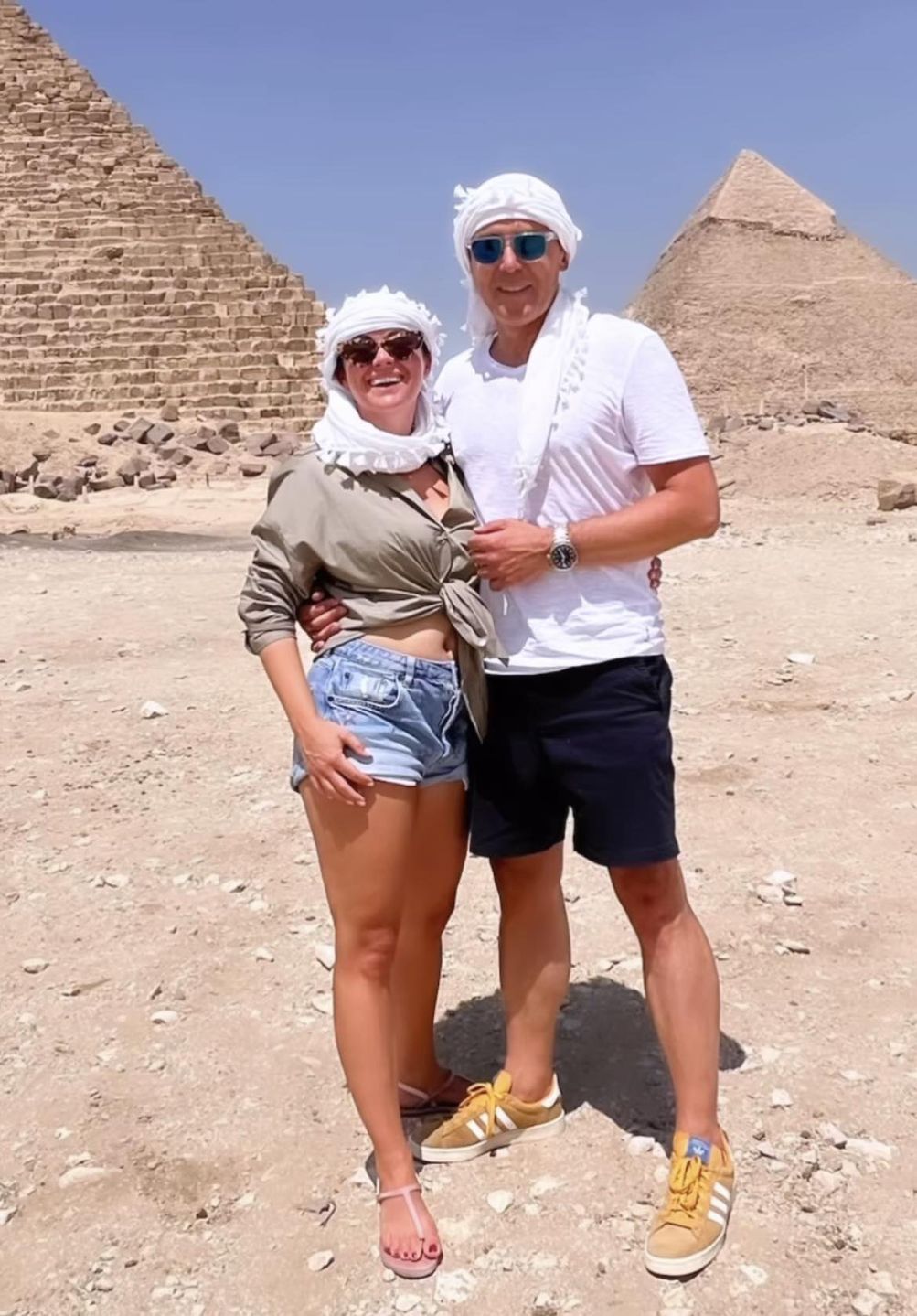 Katarzyna Cichopek i Maciej Kurzajewski w Egipcie 