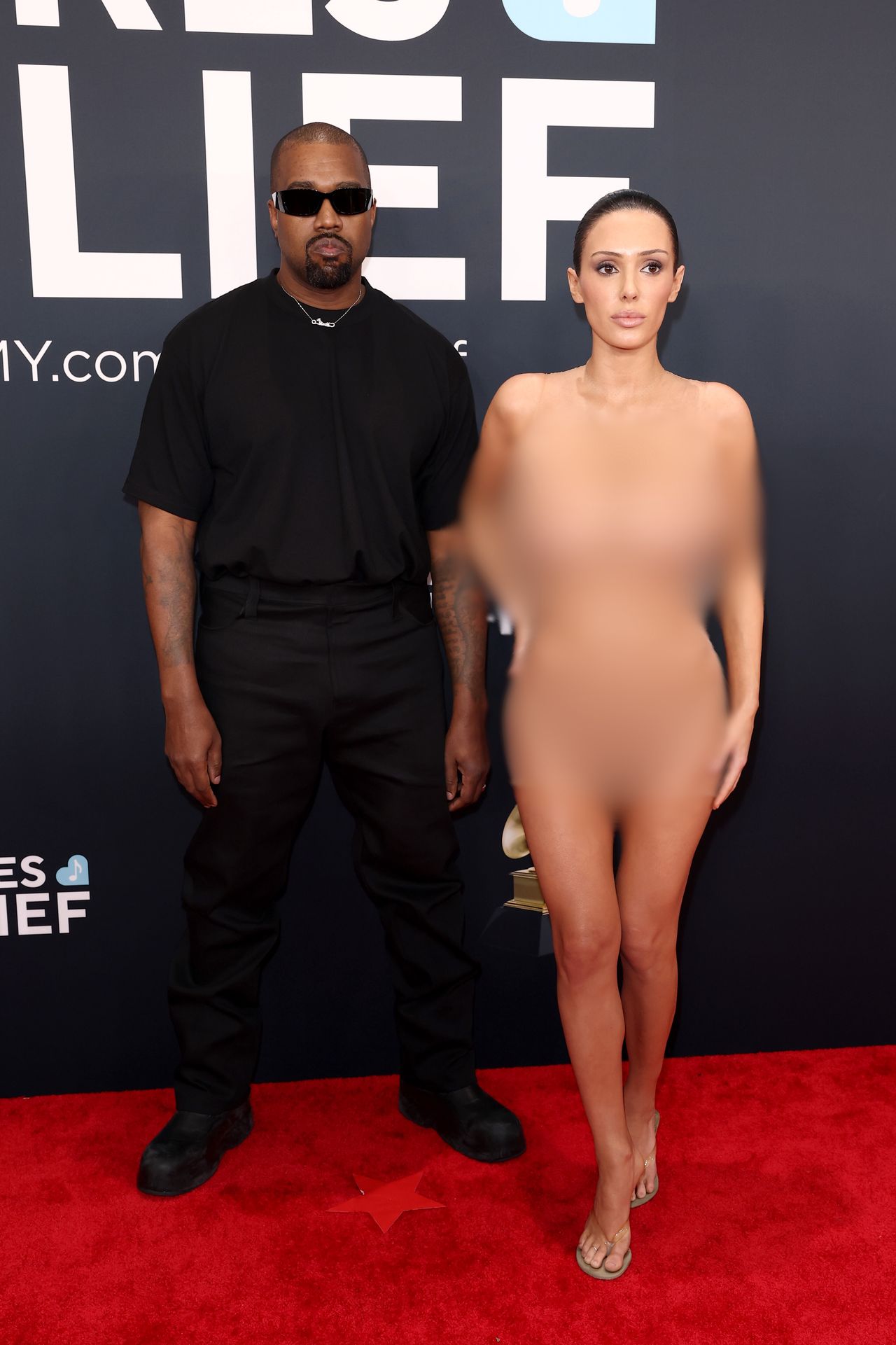 Kanye West i Bianca Censori wywołali skandal 