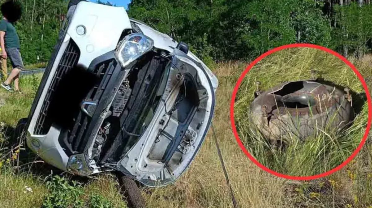 Wypadek koło Sulechowa. Podczas jazdy doszło do wybuchu butli z gazem