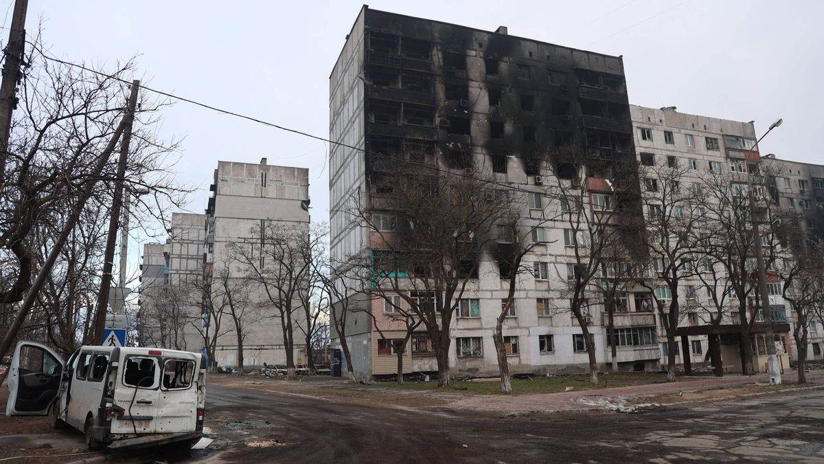 Mariupol został praktycznie doszczętnie zniszczony przez rosyjskie wojska 