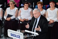 Kaczyński oskarża opozycję o kłamstwa. "To jest takie kłamstwo, że aż mózg staje"