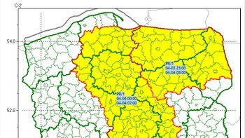 Zmienna pogoda nad Polską. Gdzie spadnie deszcz?