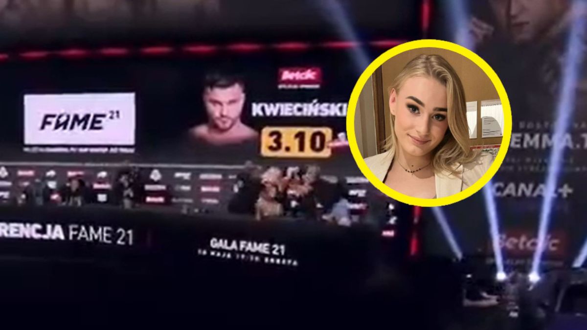 Na zdjęciu: afera w Fame MMA i Wiktoria Czyżewska