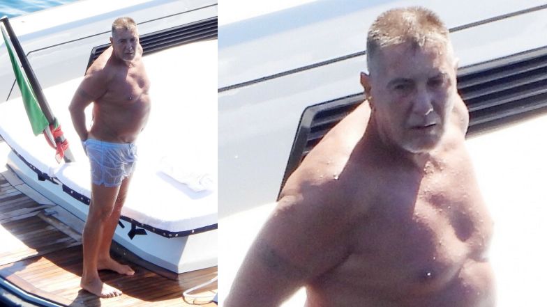 Stefano Gabbana na wakacjach z ukochanym