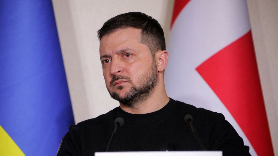 Prezydent Ukrainy Wołodymyr Zełenski