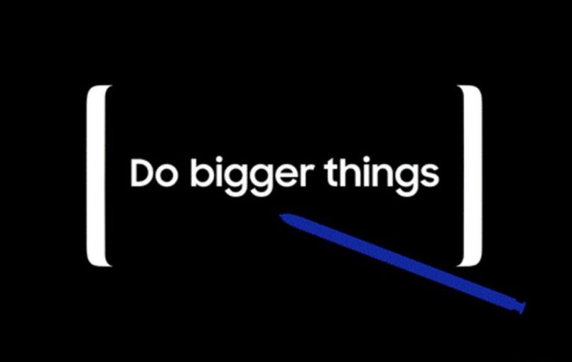 Grafika zapowiadająca Galaxy Note'a 8