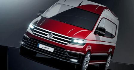 Nowy Volkswagen Crafter (2017) na wizualizacjach