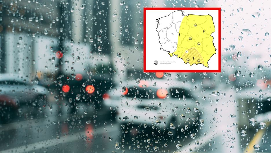 Poniedziałek zapowiada się burzowo w połowie kraju, a przelotnych opadów deszczu należy się spodziewać na terenie całej Polski