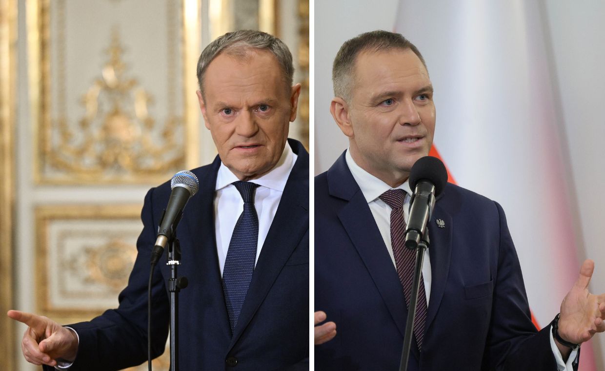 Zakończyło się spotkanie Tuska z Nawrockim